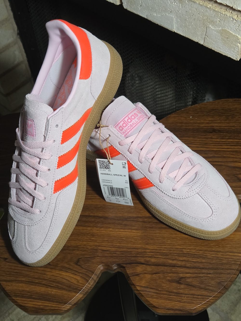Brand New Adidas Handball Spezial Sneakers In Orange And Pink